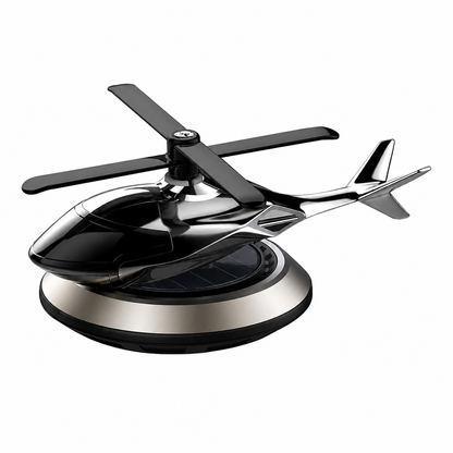 Solar Powered Helicopter Car Dashboard Ornament