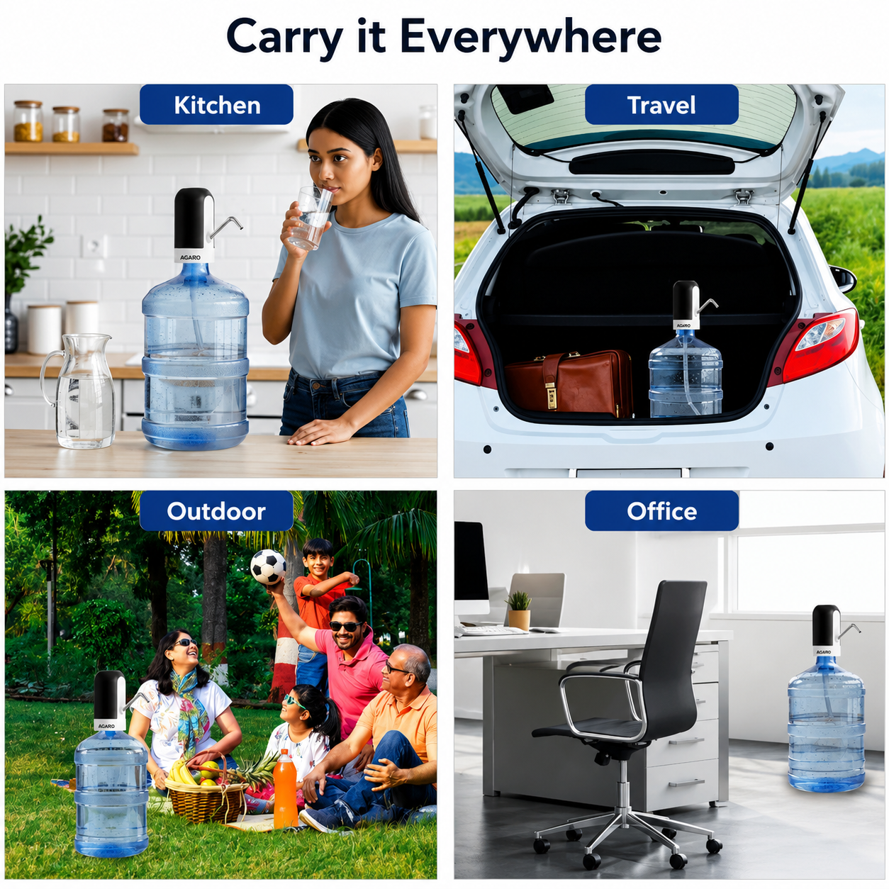 Premium Water & oil Dispenser   Safe, Fast & Rechargeable