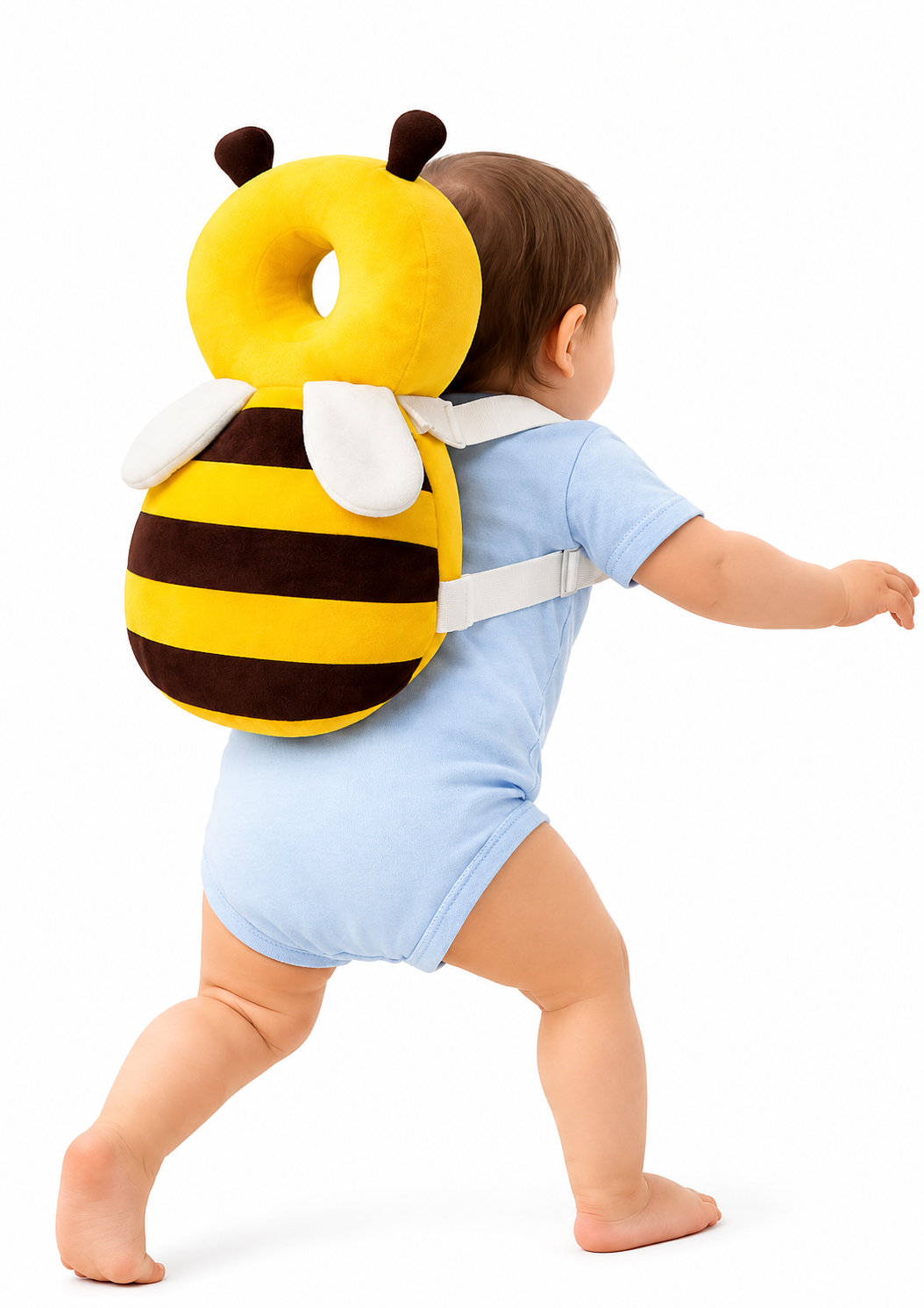 Baby Head Protector Backpack Cushion | Soft Bee Safety Pillow
